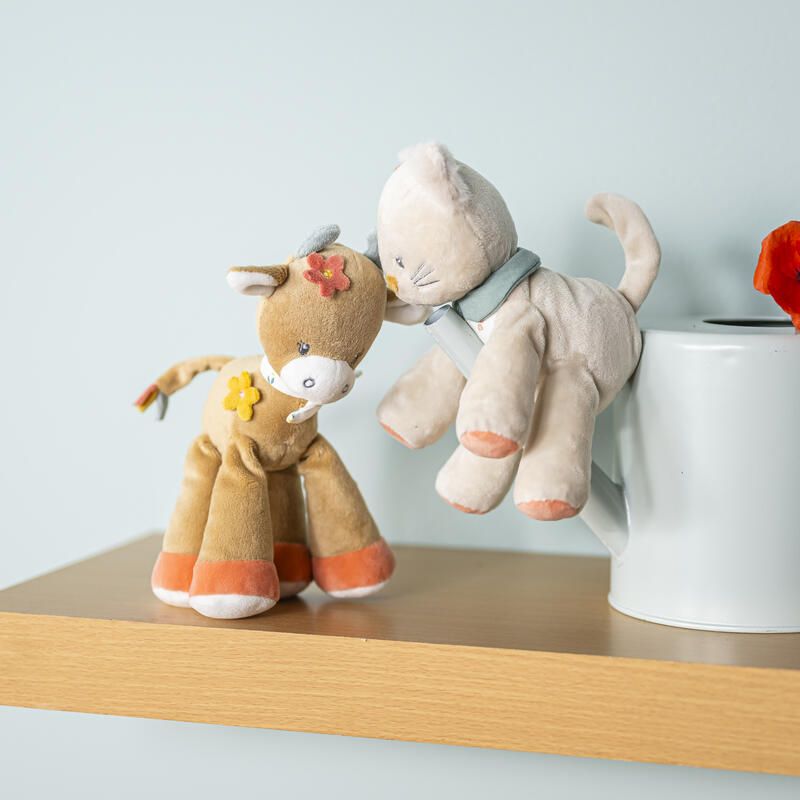 Mini Peluche Vache Mila Mila, Zoe Lana - nattou