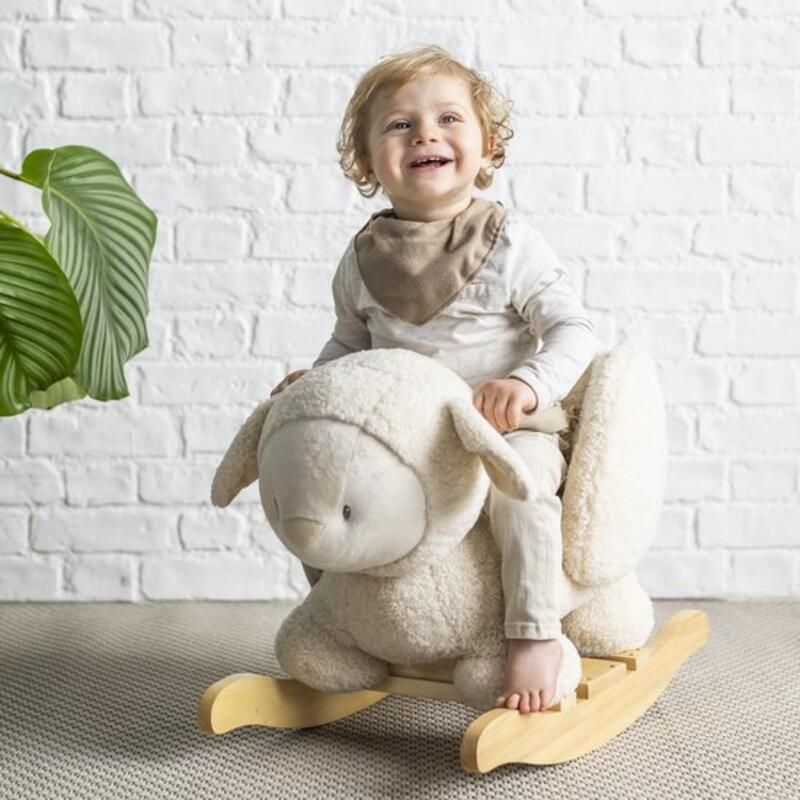 Bascule Teddy Bouclette Ecru - nattou