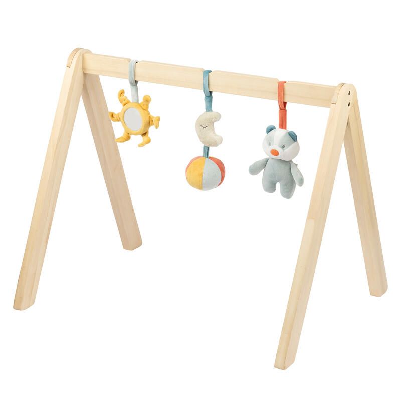 Arche En Bois Avec Peluche Felix Leo - nattou