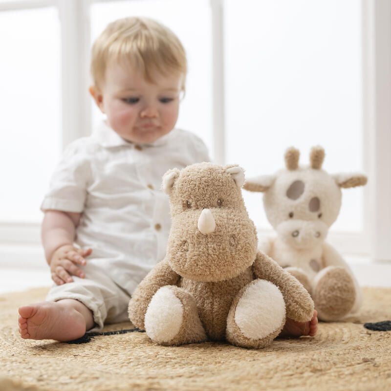 Peluche Rhino Teddy Bouclette - nattou