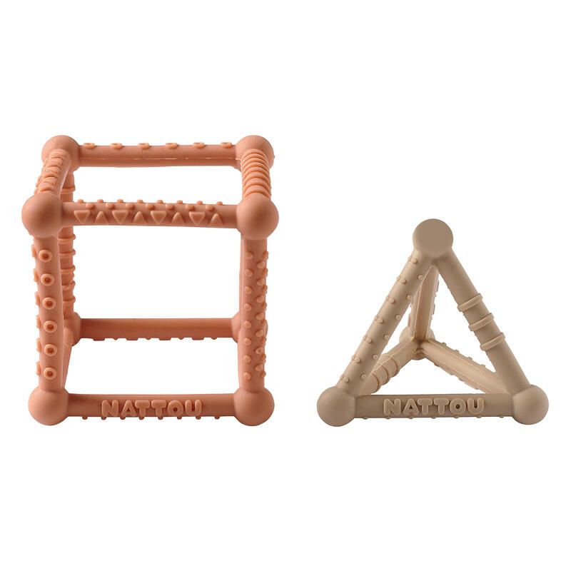 Cube Silicone Bleu Clair Vanille - nattou