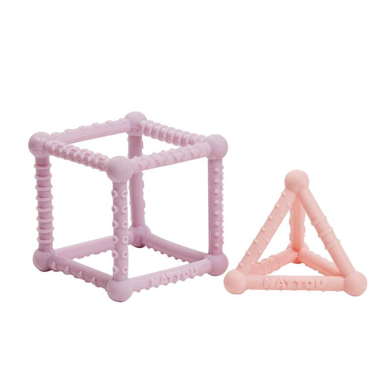 Cube Silicone Lilas Rose - nattou