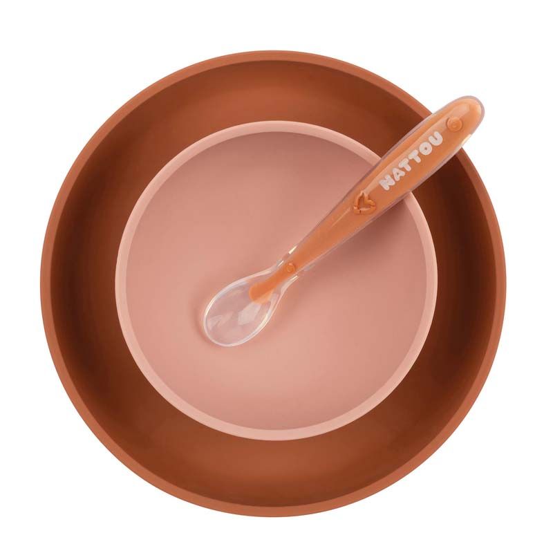 Coffret De Repas 4 Pieces Rose - nattou