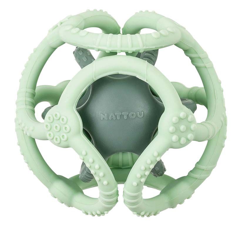 Set De 2 Balles En Silicone Vert - nattou
