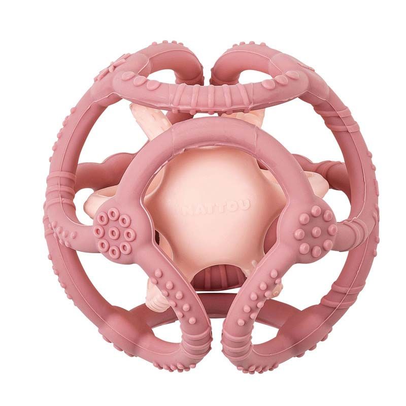 Set De 2 Balles En Silicone Rose - nattou