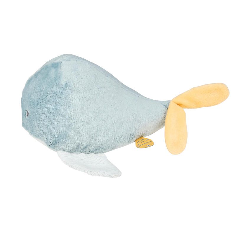 Peluche Baleine Sally Bleu Romeo, Jules Sally - nattou