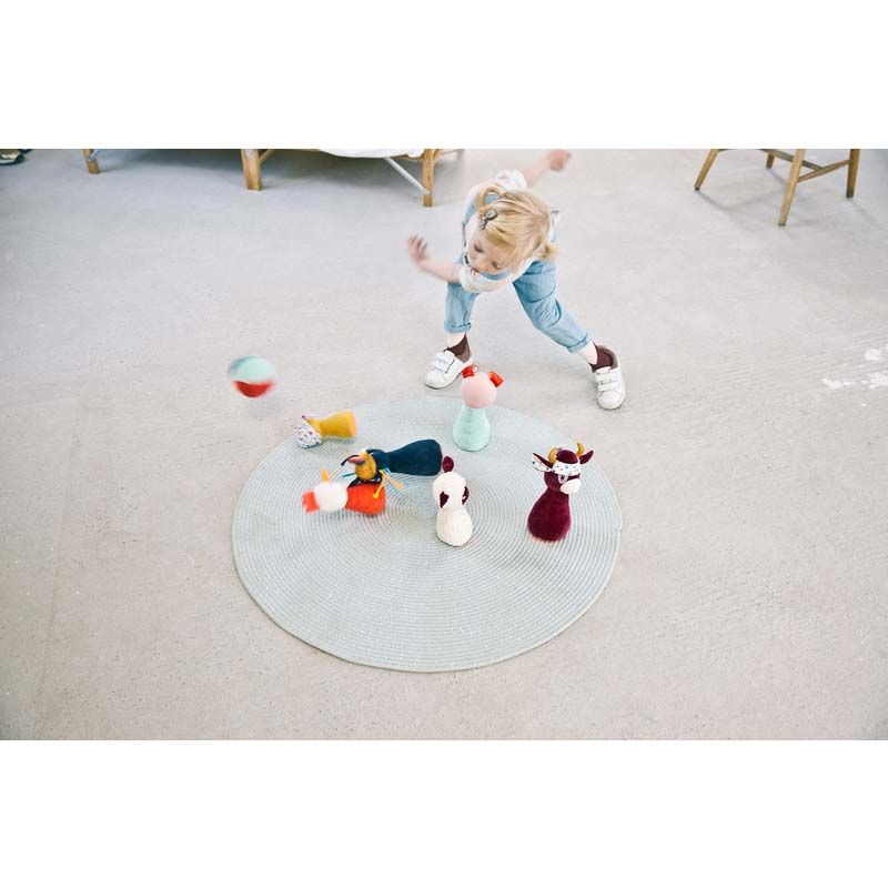 Mon Premier Jeu De Quilles Ferme Multicolore - lilliputiens
