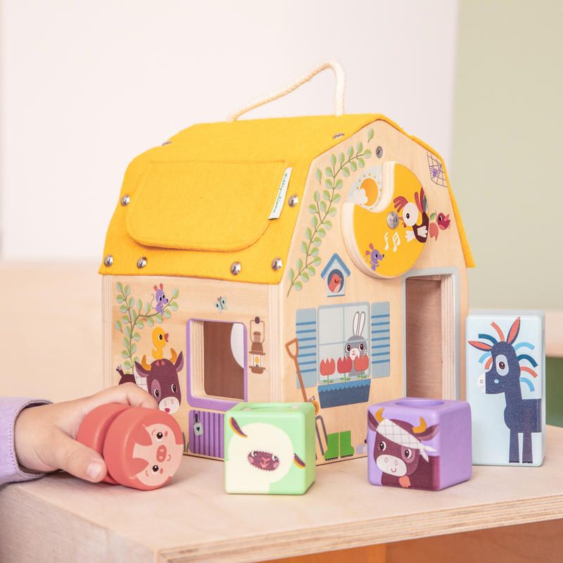Maison Sonore A Formes Multicolore - lilliputiens