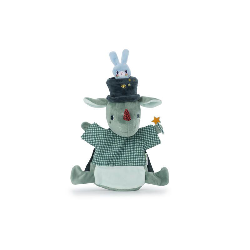 Magicien Marionnette A Main Joe Vert - lilliputiens