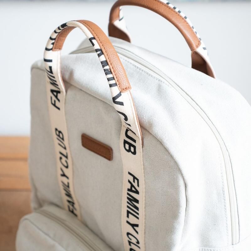 Family Club Signature Sac A Dos Ecru - childhome