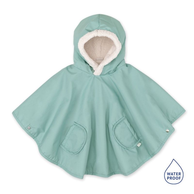 Poncho Waterproof 9-36m Sauge - bemini