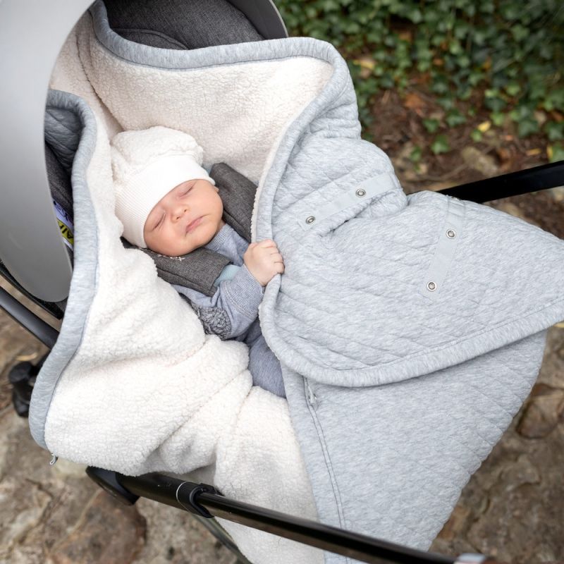 Biside Quilt 0-12m Grey - bemini