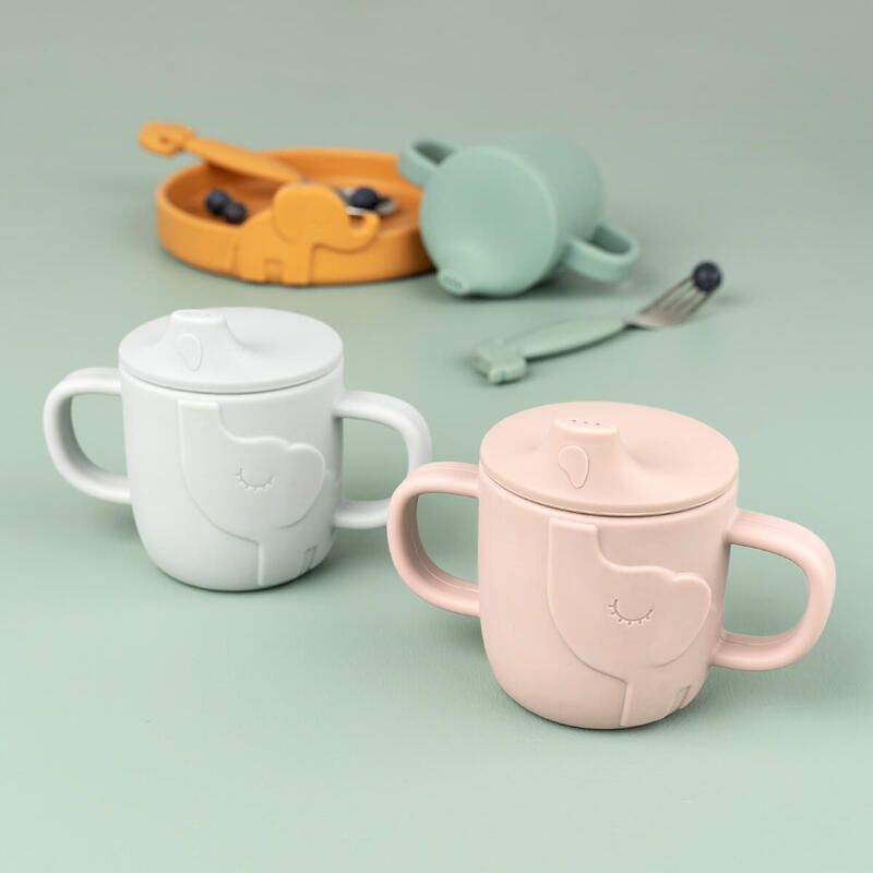 Peekaboo Tasse Apprentissage Elphee Vert - done by deer