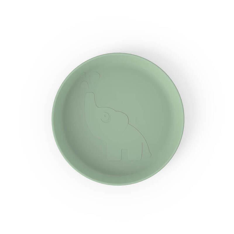 Kiddish Assiette Elphee Vert - done by deer