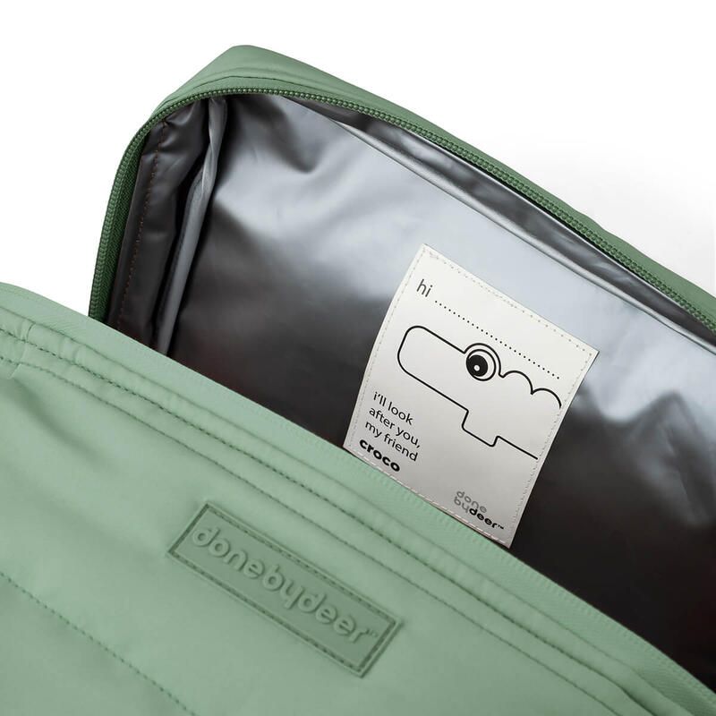Sac Isotherme Matelasse Croco Vert - done by deer