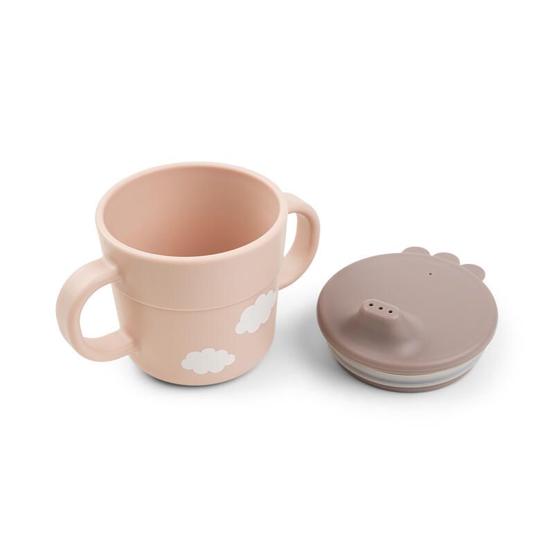 Foodie Coffret Premier Repas Happy Clouds Rose - done by deer