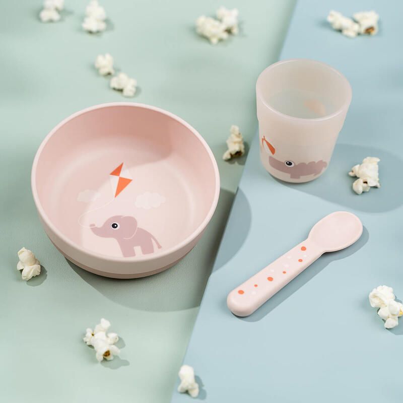 Foodie Coffret Premier Repas Playground Rose - done by deer