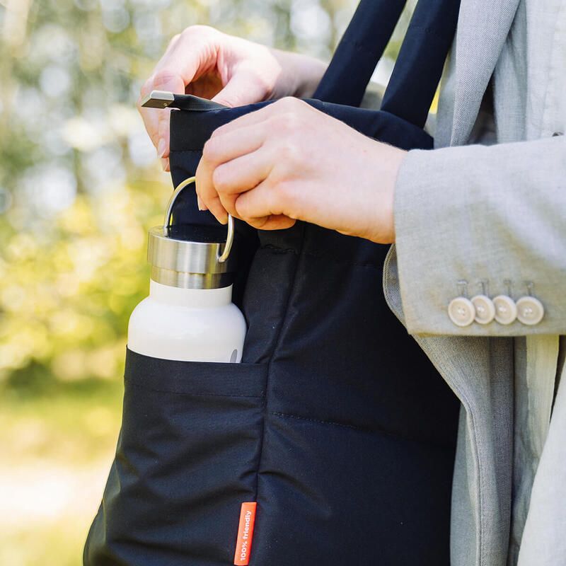 Sac A Langer Fourre Tout Matelasse Noir - done by deer