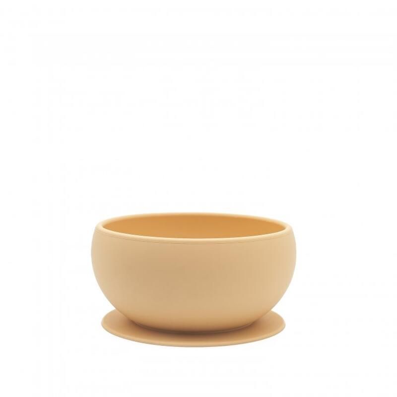 Bol en silicone à ventouse Gnawy le paresseux Beige - sassi