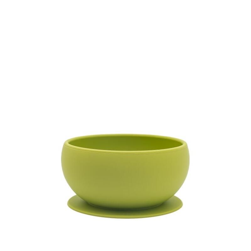 Bol en silicone à ventouse Cracky le dinosaure Vert - sassi