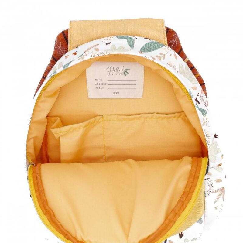Mini sac à dos A5 Chompy le lion Jaune - sassi