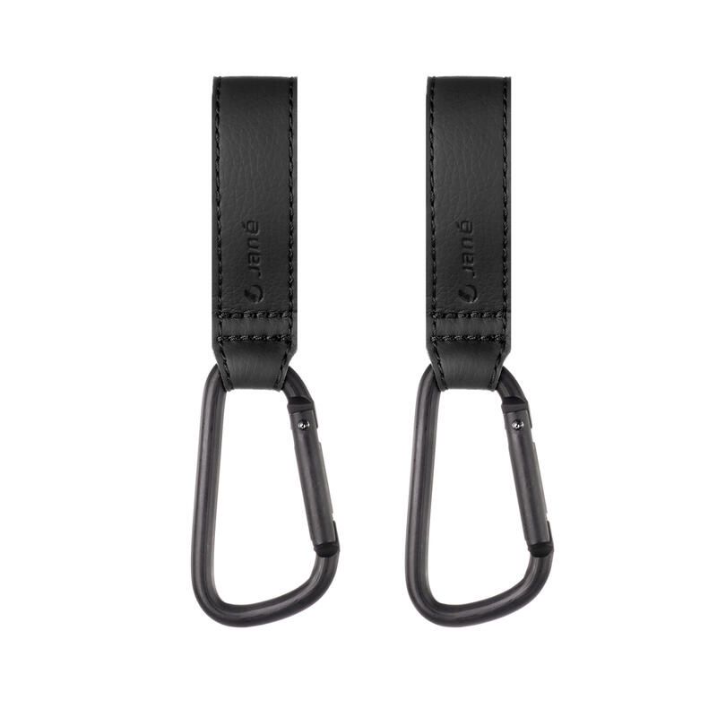 Mini Mousquetons Simili X2 Black - jane