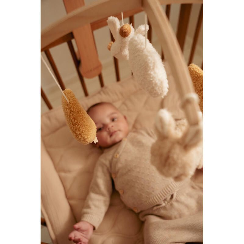 Mobile Musical En Bois Fsc Newborn Natural - little dutch