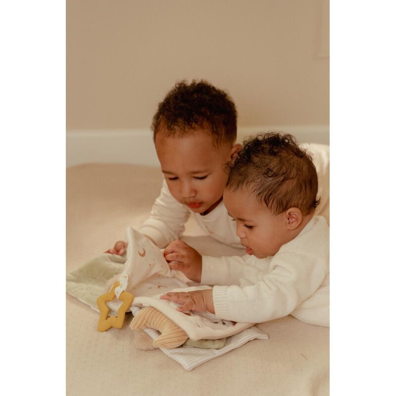 Livre Dactivites Tissu Newborn Natural - little dutch