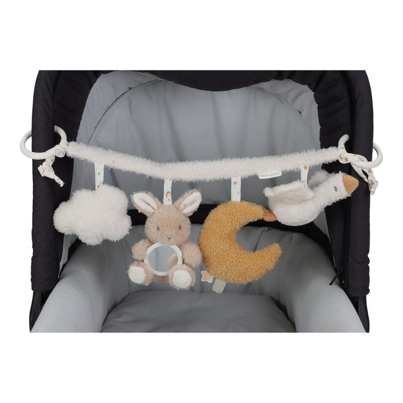 Chaine Dactivites Pour Poussette Newborn Natural - little dutch