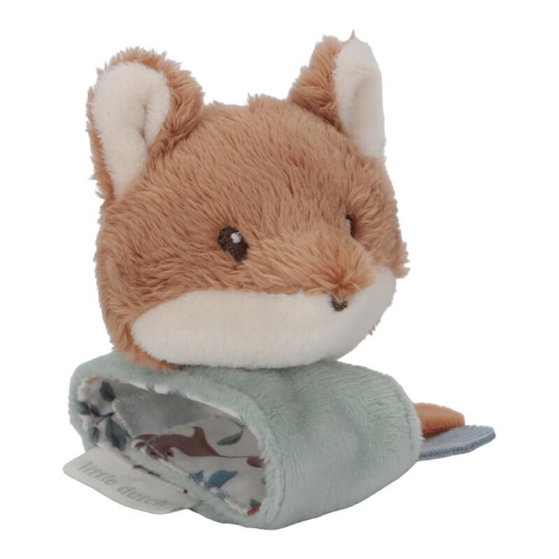 Hochet De Poignet Renard Forest Friends Vert Marron - little dutch