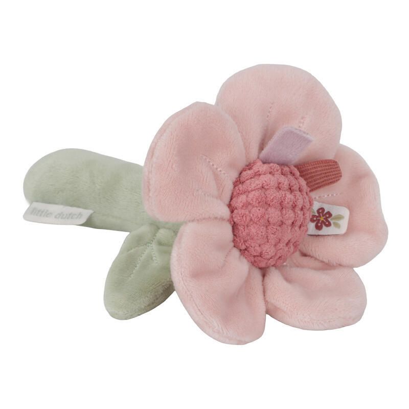 Hochet Peluche Fleur Fairy Garden - little dutch