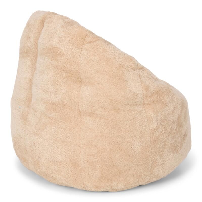 Pouf Bouclette Soft Newborn Natural Beige - little dutch