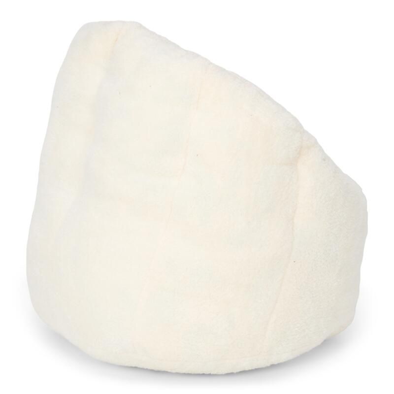 Pouf Bouclette Soft Newborn Natural Blanc - little dutch