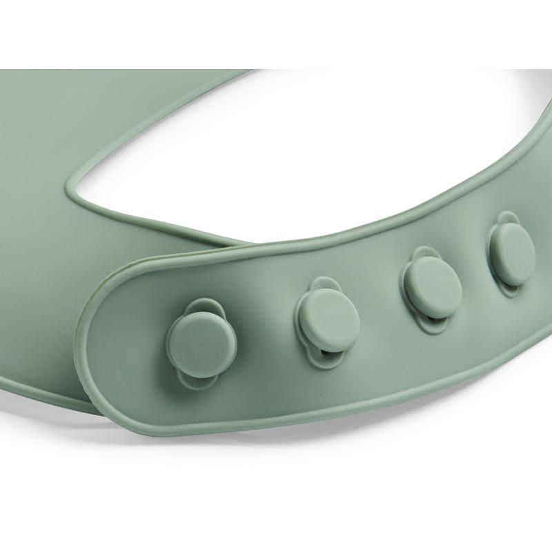 Bavoir Silicone Basics Ash Green - jollein