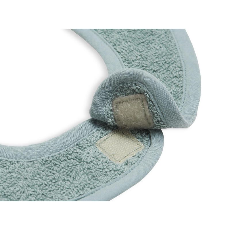 Bavoir Eponge Basics Ash Green - jollein
