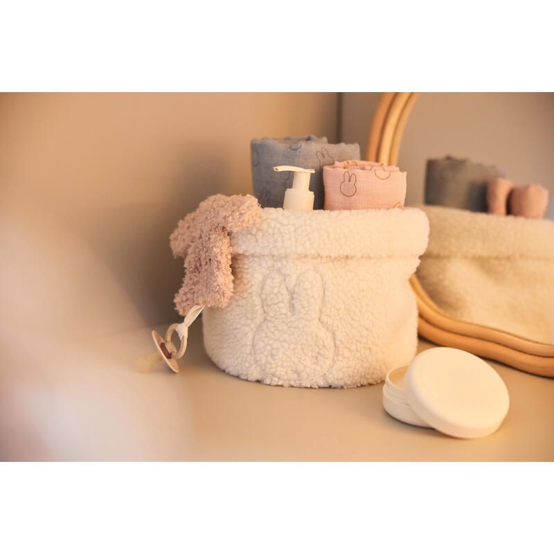Panier De Rangement Teddy Miffy Ivory - jollein
