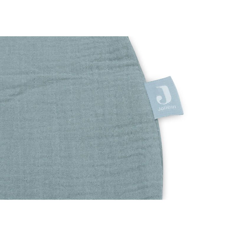 Gigoteuse Naissance Gaze De Coton Basics 60cm Sea Green - jollein