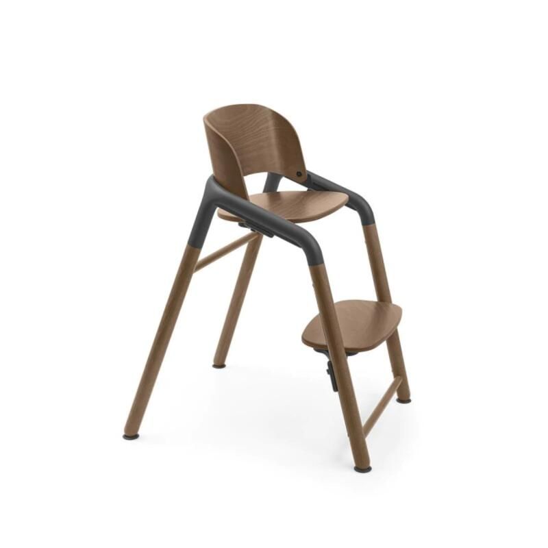 Chaise Haute Giraffe Bois Chaud/Gris - bugaboo