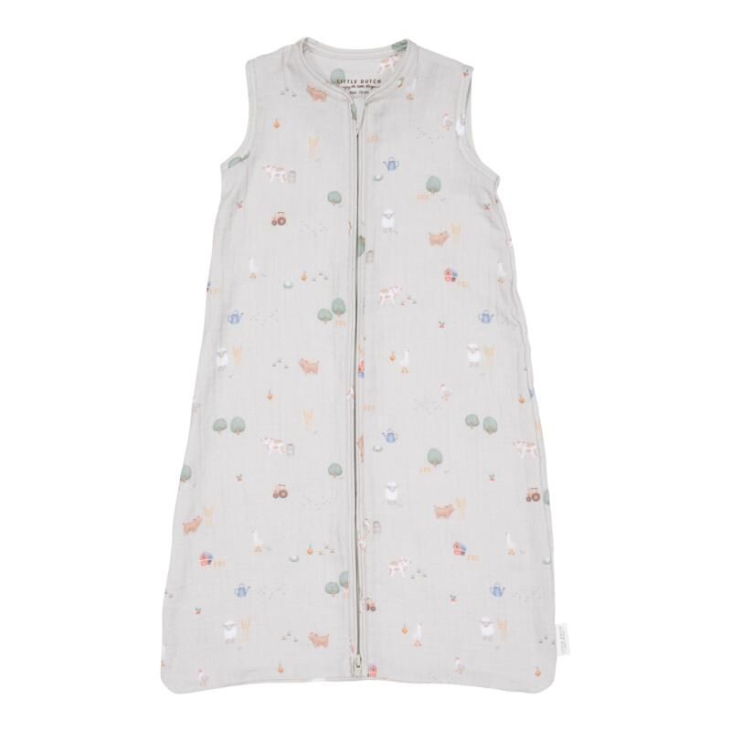 Gigoteuse Ete Gaze Coton Little Farm 90cm - little dutch