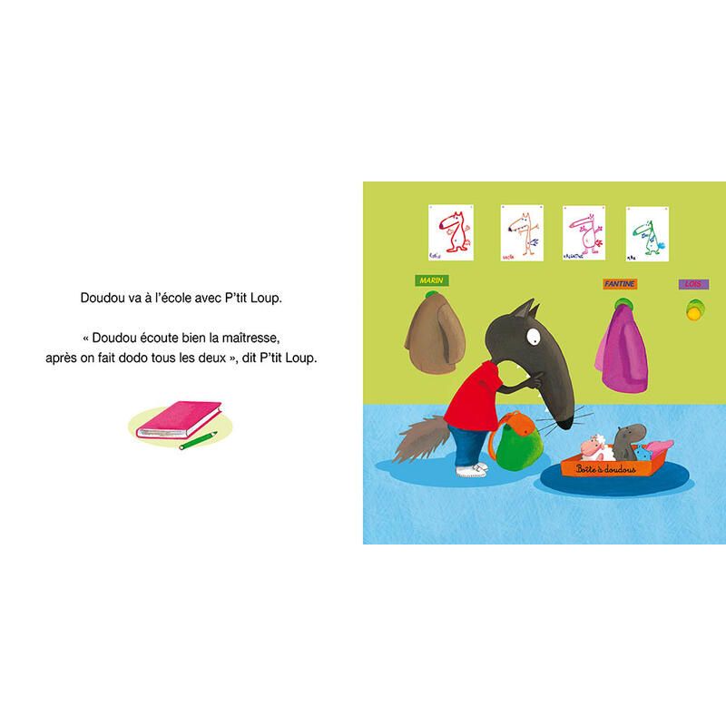 Ptit Loup Aime Son Doudou 24m - auzou editions