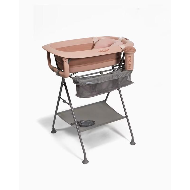 Kit Deluxe Baignoire + Pied + Accessoires Rose - twistshake