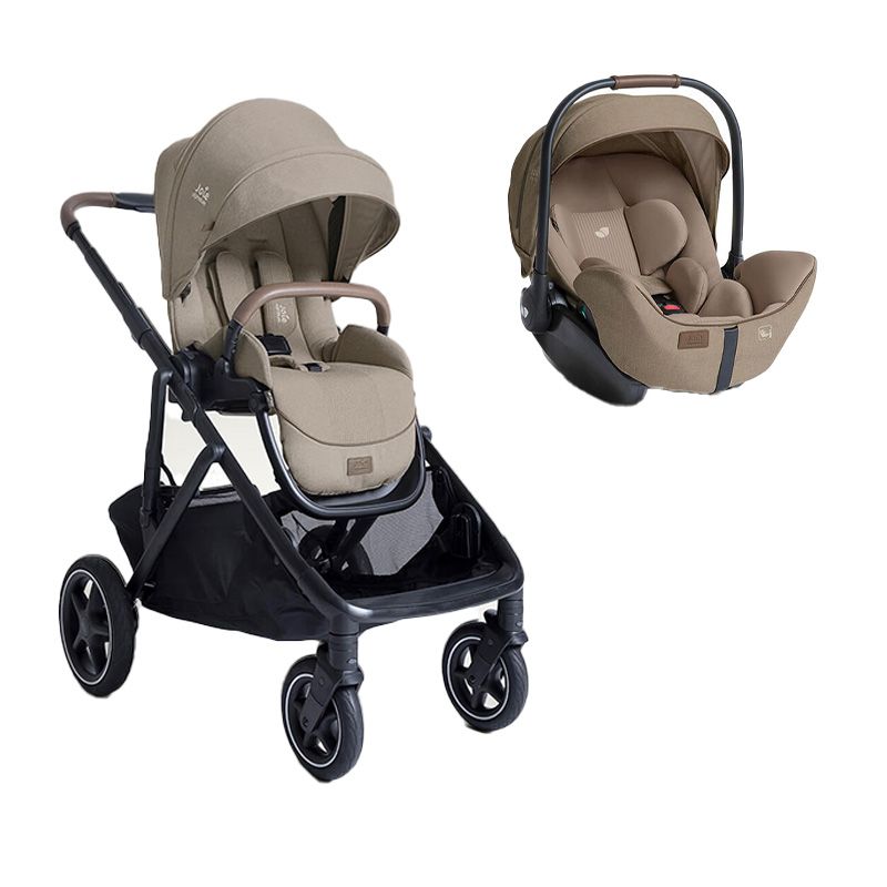 Poussette Duo Versiti + Siège auto i-Level Pro Sandstone - joie