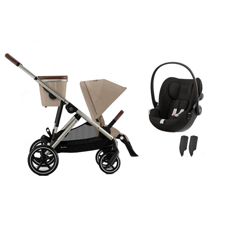 Poussette Duo Gazelle S + Cloud G3 Almond Beige  - cybex