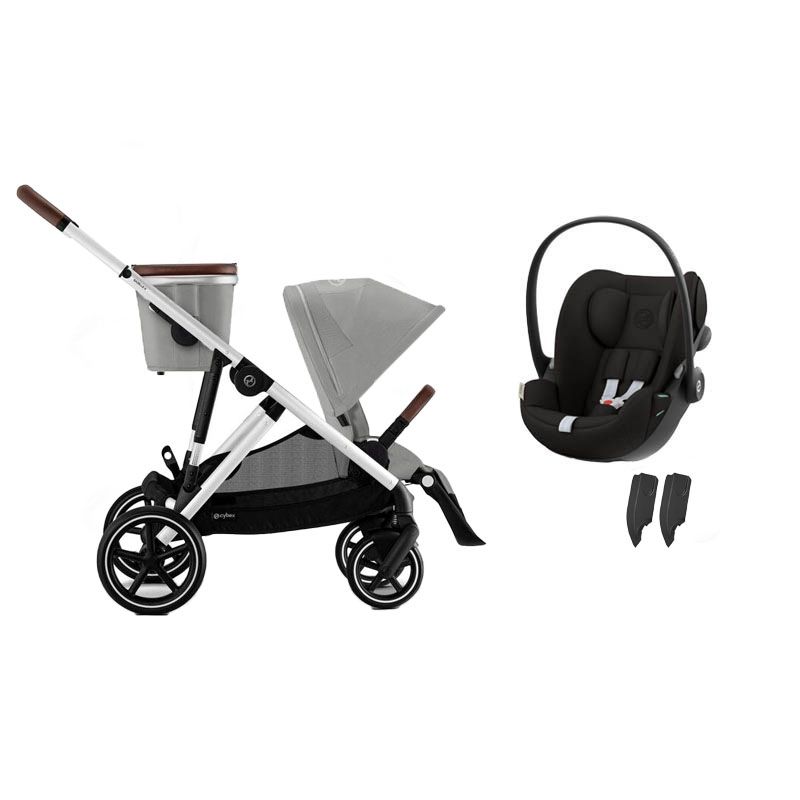Poussette Duo Gazelle S + Cloud G Stone Grey - cybex