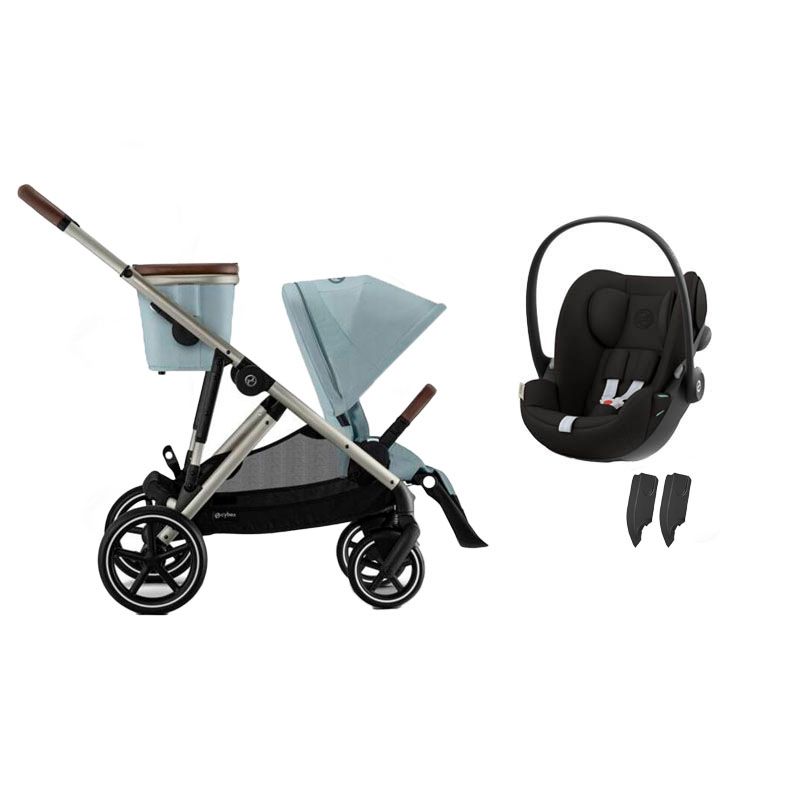 Poussette Duo Gazelle S + Cloud G3 Stormy Blue - cybex