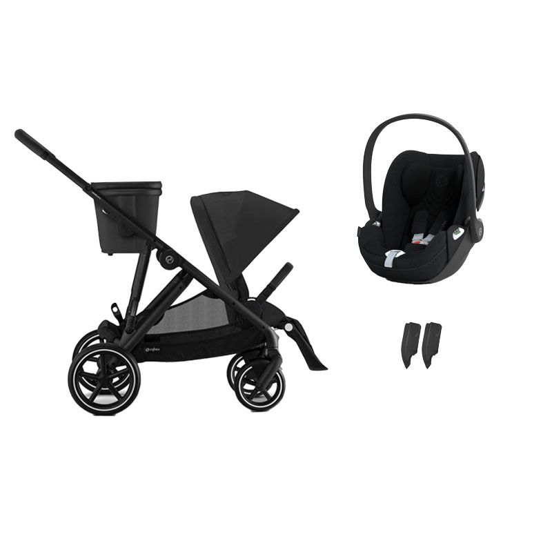 Poussette Duo Gazelle S + Cloud T Moon Black - cybex