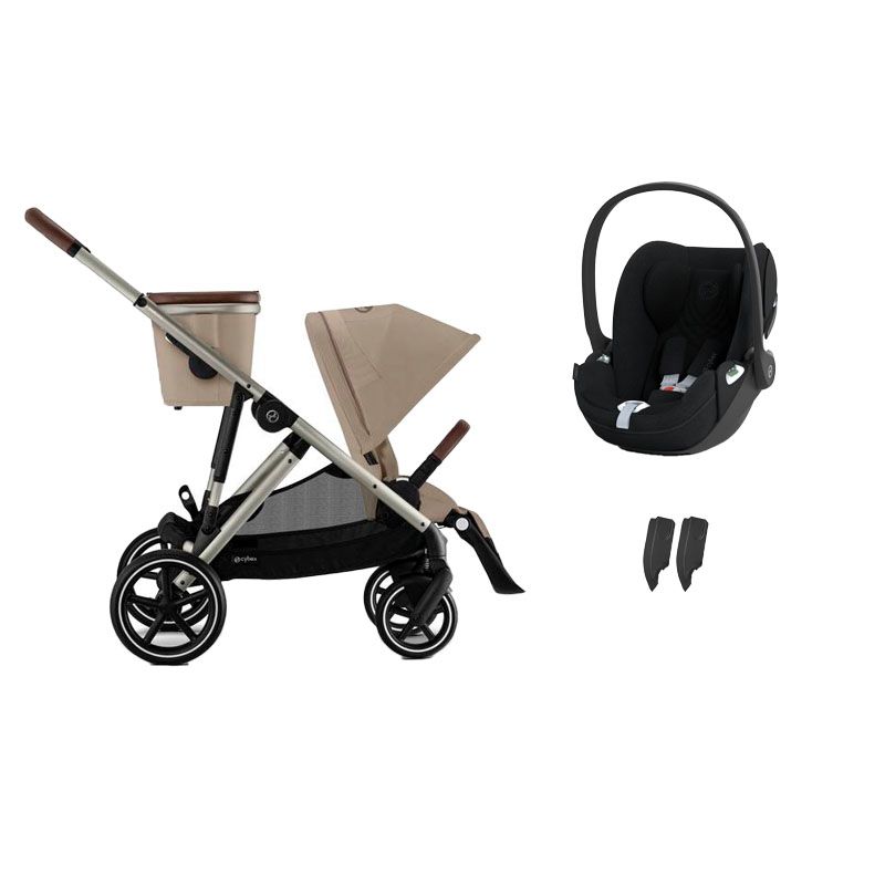 Poussette Duo Gazelle S + Cloud T Almond Beige - cybex