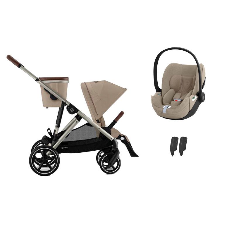 Poussette Duo Gazelle S + Cloud T Plus Almond Beige - cybex