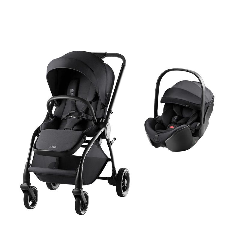 Poussette Duo Rio + Baby-safe Pro Style Carbon Black - britax rÖmer