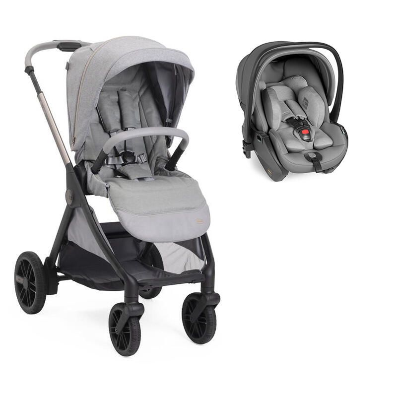 Poussette Duo Bellagio 2 + Siège auto First Seat Recline Lunar Rock - chicco